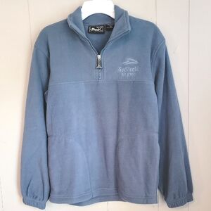 🌴 Kids Vintage SeaWorld Fleece Pullover With 3/4 Zipper